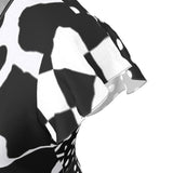Eclectic Print Tea Dress - Objet D'Art