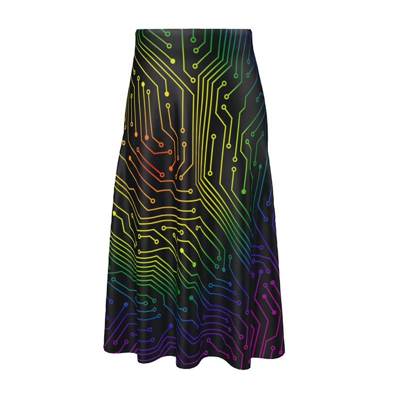 Fashion Circuit Midi Skirt - Objet D'Art