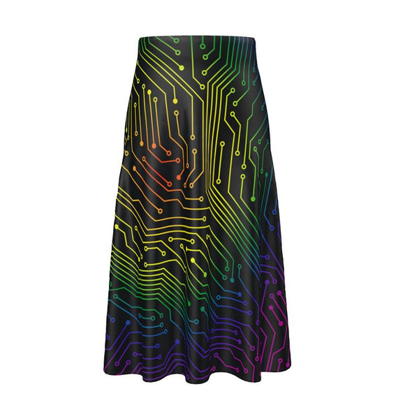Fashion Circuit Midi Skirt - Objet D'Art