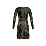 Rose Print Ladies Cardigan - Objet D'Art