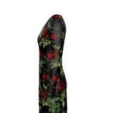 Rose Print Ladies Cardigan - Objet D'Art