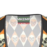 Harlequin Skulls Tea Dress - Objet D'Art
