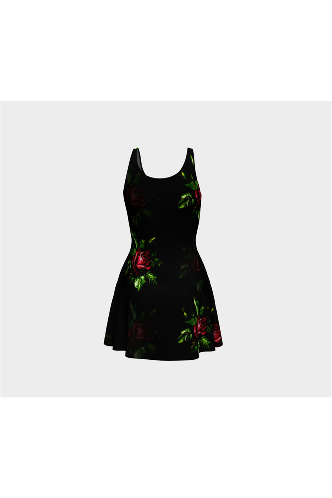 Roses Flare Dress - Objet D'Art