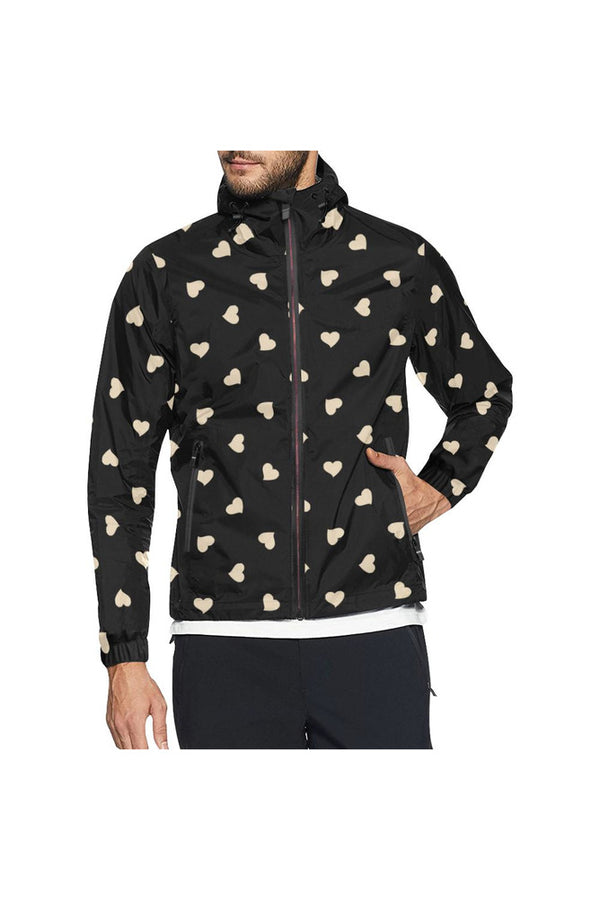 Hearts Unisex Windbreaker - Objet D'Art