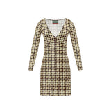 Houndstooth Ladies Cardigan - Objet D'Art