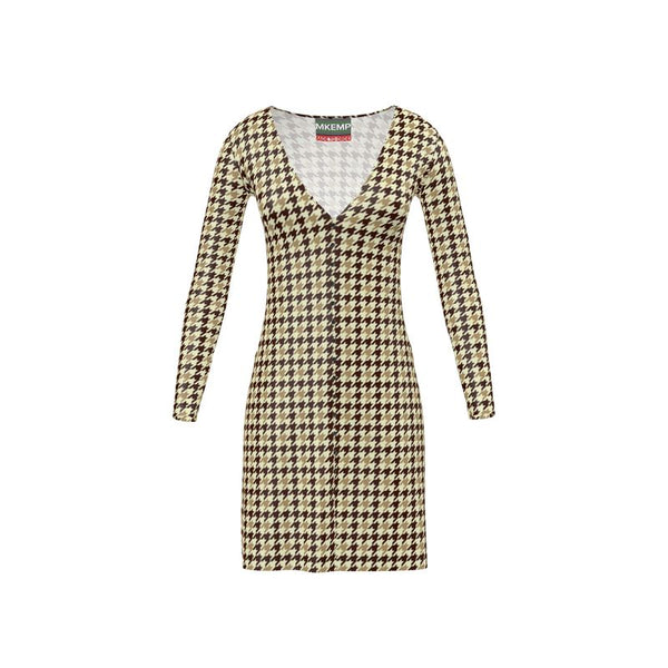 Houndstooth Ladies Cardigan - Objet D'Art