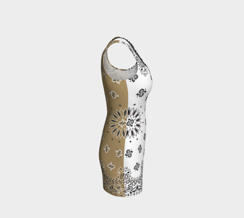 Bandana Bodycon Dress - Objet D'Art