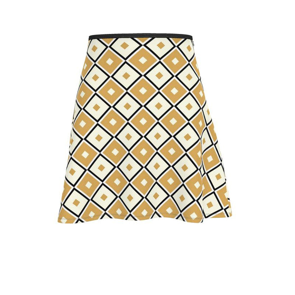 Diamond Life Flared Skirt - Objet D'Art