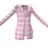 Pink Plaid - Objet D'Art