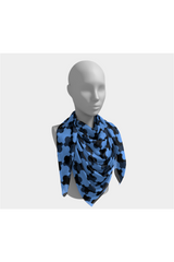 Tessellation Blue Square Scarf - Objet D'Art