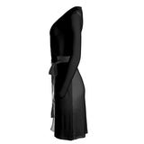 Black Wrap Dress - Objet D'Art