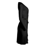 Black Wrap Dress - Objet D'Art