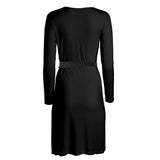 Black Wrap Dress - Objet D'Art