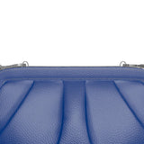 Coral Blue Pleated Soft Frame Bag - Objet D'Art