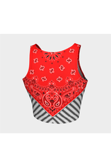 Red Bandana Athletic Top - Objet D'Art