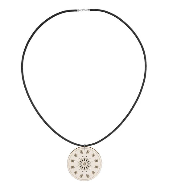 Bandana Wooden Pendant Necklace - Objet D'Art
