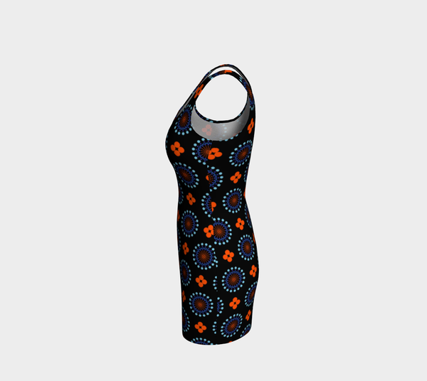 Wheels of Fortune Bodycon Dress - Objet D'Art