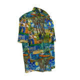 Van Gogh Art Collage Men's Short Sleeve Shirt - Objet D'Art