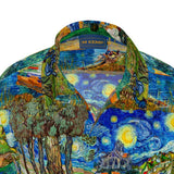 Van Gogh Art Collage Men's Short Sleeve Shirt - Objet D'Art