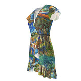 Van Gogh Art Collage Tea Dress - Objet D'Art