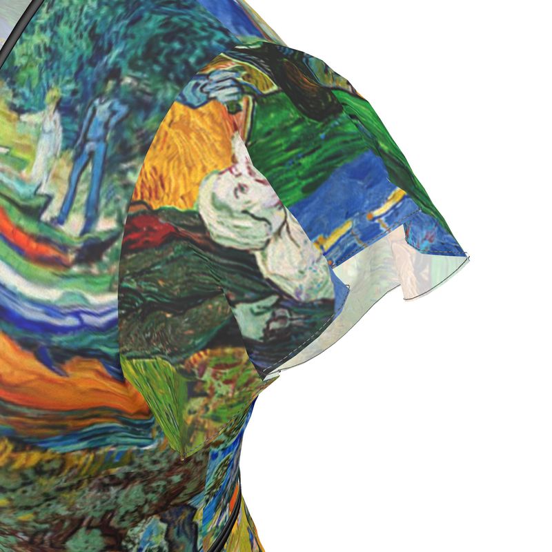 Van Gogh Art Collage Tea Dress - Objet D'Art