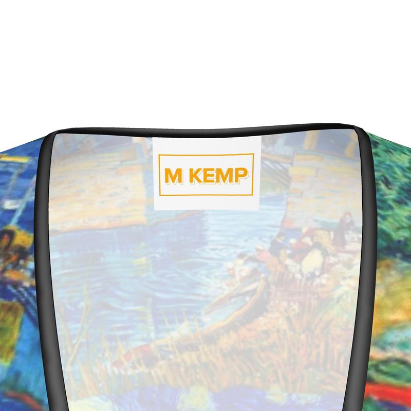 Van Gogh Art Collage Tea Dress - Objet D'Art