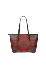 Mandala Leather Tote Bag/Small - Objet D'Art