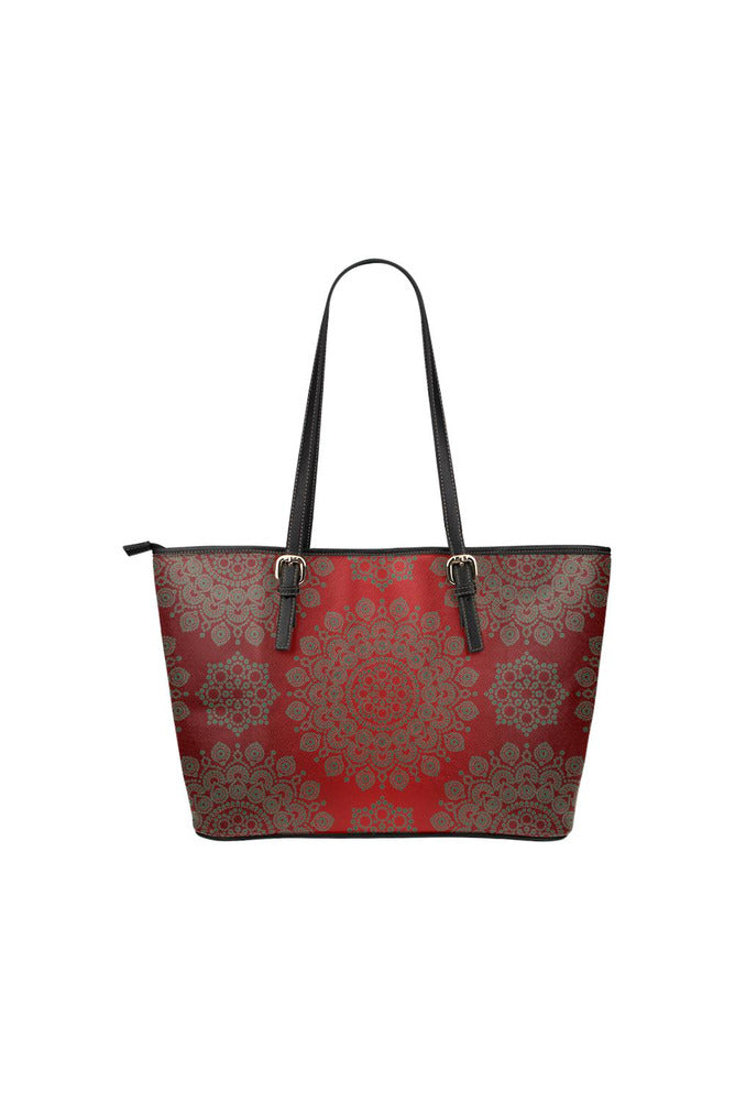 Mandala Leather Tote Bag/Small - Objet D'Art