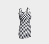 Polka Dot Bodycon Dress - Objet D'Art