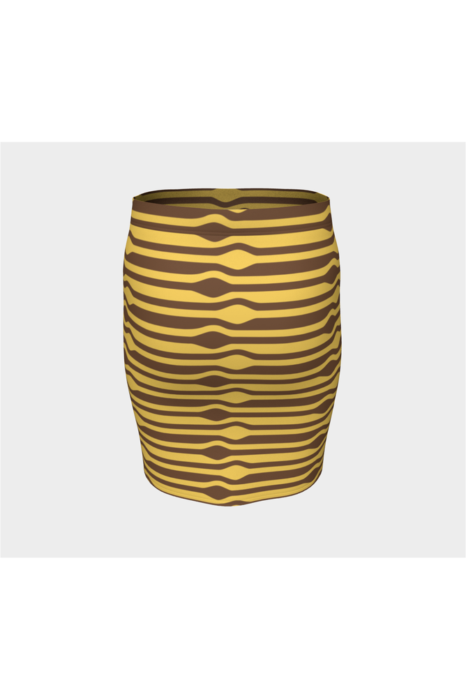 Fashion Dynamics Fitted Skirt - Objet D'Art