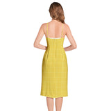 Maurice Split Thigh V-Neck Cami Dress - Objet D'Art