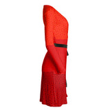 Autumn Matrix Wrap Dress - Objet D'Art