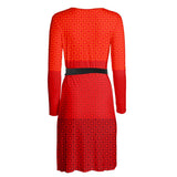 Autumn Matrix Wrap Dress - Objet D'Art