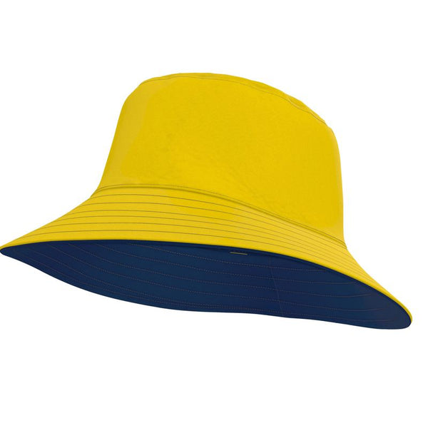 Sunflower Yellow & Dnipro Blue Reversible Bucket Hat - Objet D'Art