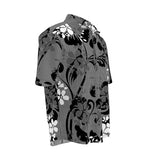 Floral Silhouette Mens Short Sleeve Shirt - Objet D'Art