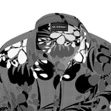 Floral Silhouette Mens Short Sleeve Shirt - Objet D'Art