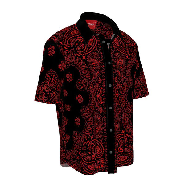 Bandana Art Mens Short Sleeve Shirt - Objet D'Art