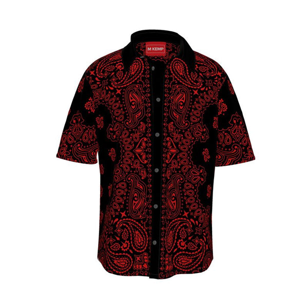 Bandana Art Mens Short Sleeve Shirt - Objet D'Art