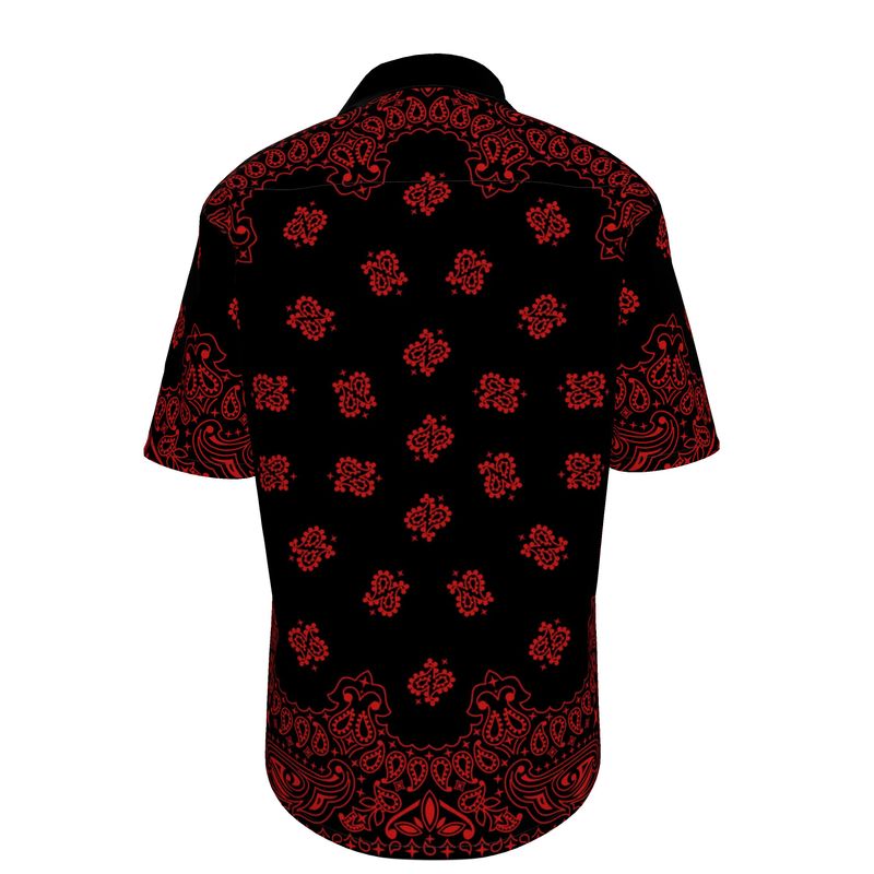 Bandana Art Mens Short Sleeve Shirt - Objet D'Art