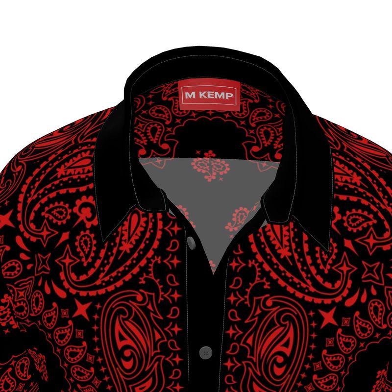 Bandana Art Mens Short Sleeve Shirt - Objet D'Art