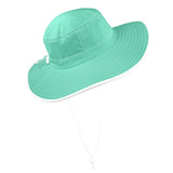 Cool Mint Wide Brim Bucket Hat - Objet D'Art