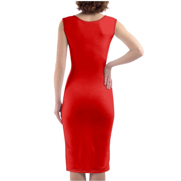 Red Bodycon Dress - Objet D'Art
