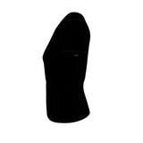 Black Ladies Scoop Neck T-Shirt - Objet D'Art