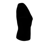 Black Ladies Scoop Neck T-Shirt - Objet D'Art
