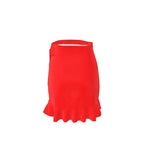 Poppy Red Flounce Skirt - Objet D'Art