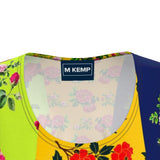 Floral Ladies Tunic T-Shirt - Objet D'Art