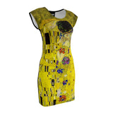 Gustav Klimt's Kiss Tunic T-shirt Dress - Objet D'Art