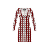 Gingham Striped Ladies Cardigan - Objet D'Art