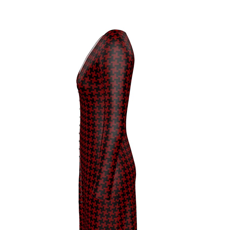 Houndstooth Ladies Cardigan - Objet D'Art