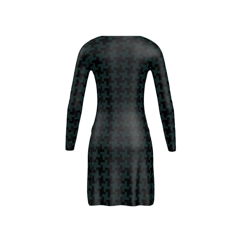 Houndstooth Ladies Cardigan - Objet D'Art